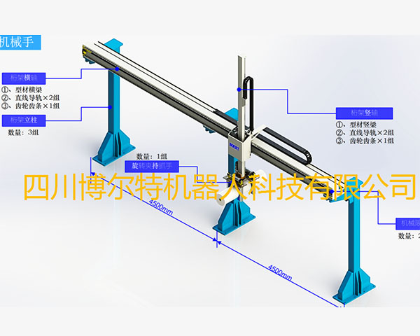 一拖二桁架机器人